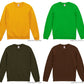 無地 スウェチEƒˆ トレーナã�E メンズ レチE‚£ース S M L XL イエロー 黁E赤 レチEƒ‰ バã�EガンチE‚£ ブラウン 茶 グリーン 緁Eブルー 靁Eパã�Eプル 紫 ピンク オレンジ 5044-01 UnitedAthle 10.0オンス クルーネック スウェチEƒˆ�Eˆ裏パイル�E�EC)