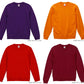 無地 スウェチEƒˆ トレーナã�E メンズ レチE‚£ース S M L XL イエロー 黁E赤 レチEƒ‰ バã�EガンチE‚£ ブラウン 茶 グリーン 緁Eブルー 靁Eパã�Eプル 紫 ピンク オレンジ 5044-01 UnitedAthle 10.0オンス クルーネック スウェチEƒˆ�Eˆ裏パイル�E�EC)