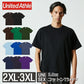 半袁E無地 綿 クルーネック メンズ レチE‚£ース 大きいサイズ XXL XXXL 黁EブラチE‚¯ 茶 緁Eグリーン 靁Eブルー 水色 紺 ネイビã�E インチE‚£ゴ 紫 パã�Eプル 5400-01 United Athle 5.0オンス ユニバーサルフィチEƒˆTシャチEC)