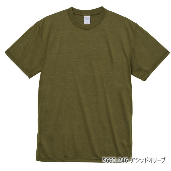 5.6オンス ドライコットンタッチTシャツ（ローブリード）