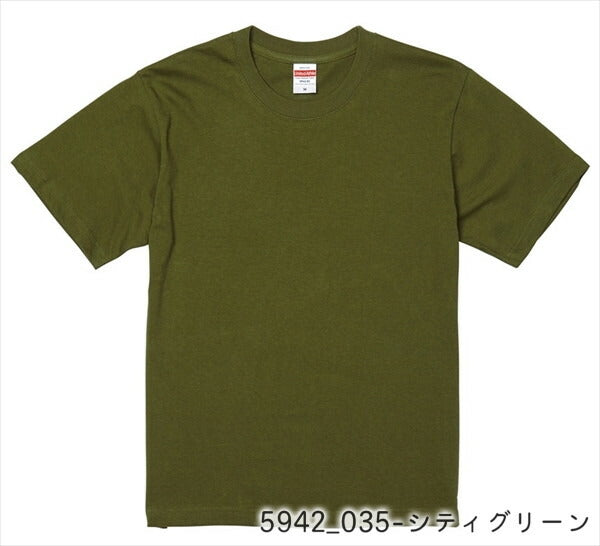 半袖TシャチE無地 綿 クルーネック メンズ レチE‚£ース 大きいサイズ XXL アイボリー サンドカーキ ブラウン 緁Eグリーン カーキ 靁Eブルー サチE‚¯ス パã�Eプル 紫 インチE‚£ゴ 5942-01 United Athle 6.2オンス プレミアム TシャチEC)