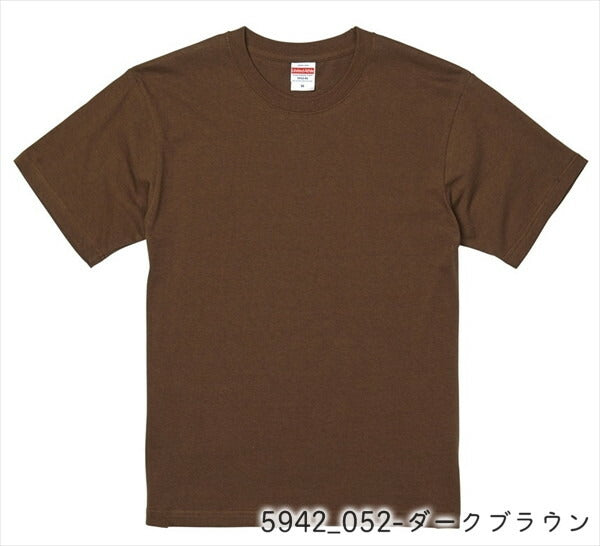 半袖TシャチE無地 綿 クルーネック メンズ レチE‚£ース 大きいサイズ XXL アイボリー サンドカーキ ブラウン 緁Eグリーン カーキ 靁Eブルー サチE‚¯ス パã�Eプル 紫 インチE‚£ゴ 5942-01 United Athle 6.2オンス プレミアム TシャチEC)