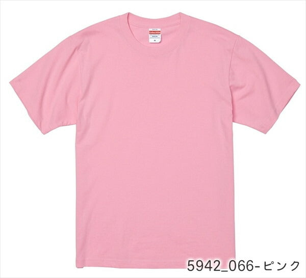 半袖Tシャツ 無地 綿 クルーネック メンズ レディース XS S M L XL 白 ホワイト グレー 黒 ブラック 赤 レッド オレンジ ピンク バーガンディ 黄色 イエロー ゴールド チャコール 5942-01 United Athle 6.2オンス プレミアム Tシャツ (C)