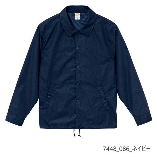 ブルゾン 無地 長袁E防寁Eワークウェア メンズ レチE‚£ース 大きいサイズ XXL 黁EブラチE‚¯ ベã�Eジュ 紺 ネイビã�E 緁EオリーブドラチE 7448-01 UnitedAthle T/C コーチジャケチEƒˆ�Eˆ裏地付！EC)