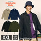 ブルゾン 無地 長袁E防寁Eワークウェア メンズ レチE‚£ース 大きいサイズ XXL 黁EブラチE‚¯ ベã�Eジュ 紺 ネイビã�E 緁EオリーブドラチE 7448-01 UnitedAthle T/C コーチジャケチEƒˆ�Eˆ裏地付！EC)