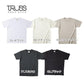 半袖Tシャツ 無地 綿 メンズ レディース S M L XL グレー 黒 ブラック ネイビー ナチュラル 生成り OGB-910 TRUSS オーガニックコットンTシャツ (F)