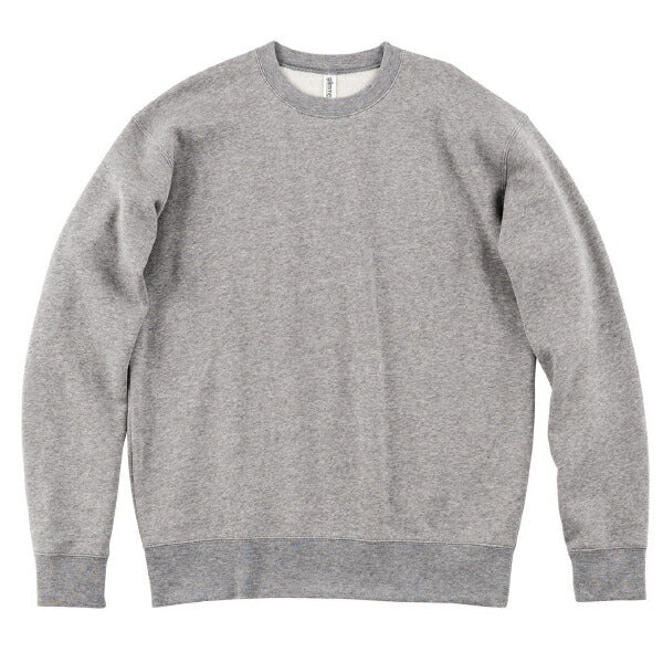 【数量限定】スウェット上下 裏起毛 メンズ SS S M L LLサイズ 無地 杢グレー ドライ裏フリース 厚手 冬 パジャマ ホームウェア あったかい glimmer クルーネックトレーナー スウェットパンツ セットアップ 乾きやすい【佐川急便指定 代引き不可】