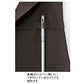 ワークエプロン カフェエプロン 制朁EポリエスチEƒ« 無地 バッククロス メンズ レチE‚£ース F 黁EブラチE‚¯ ブラウン 茶色 FK7177 FACE MIX 襟付き胸当てエプロン (B)