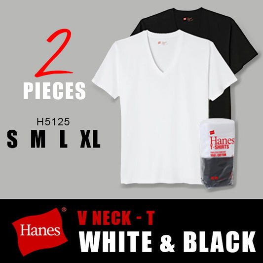 【在庫一掃SALE】【BR】Hanes ヘインズ Japan Fit ジャパン フィット 2P 2枚組 アソート vネックＴシャツ 無地 ｔシャツ 半袖 メンズ無地 メンズ半袖ｔシャツ | ホワイト グレー ブラック | S M L XL | メンズ レディース | H5125-2P | Hanes Japan Fit 2P VネックＴシャツ