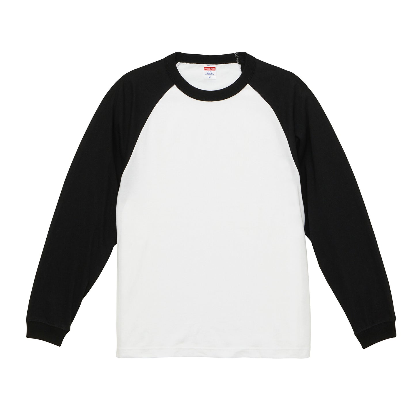 5.6オンス ラグラン ロングスリーブ Tシャツ（1.6インチリブ）