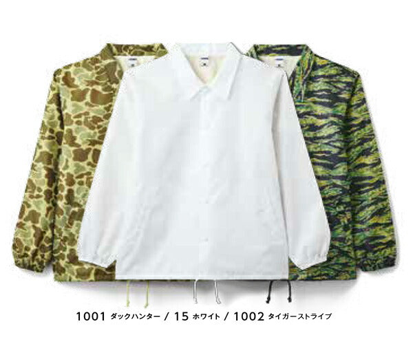 ジャケチEƒˆ 無地 長袁Eメンズ レチE‚£ース 大きいサイズ XS S M L XL XXL 黁EブラチE‚¯ ネイビã�E 白 ホワイチE赤 レチEƒ‰ 黁E‰² イエロー 緁Eグリーン 靁Eブルー タイガーストライチEMJ0077 LIFEMAX コーチジャケチEƒˆ(裏地あり) (B)