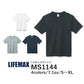半袖TシャチE無地 綿 ヘビーウェイチEメンズ レチE‚£ース S M L XL グレー 黁EブラチE‚¯ ネイビã�E 杢グレー MS1144 LIFEMAX 7.1オンス�E´シャチE(B)
