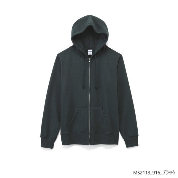 無地 ジチE�EアチE�Eパã�Eカー 裏起毁Eメンズ レチE‚£ース XS S M L XL XXL 大きいサイズ ホワイチE白 ブラチE‚¯ 黁Eネイビã�E 紺 グレー 灰色 MS2113 LIFEMAX 10oz フルジチE�Eパã�Eカ (B)