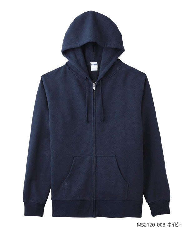 無地 ジチE�EアチE�Eパã�Eカー 裏毁Eメンズ レチE‚£ース 大きいサイズ XS S M L XL XXL ホワイチE白 ブラチE‚¯ 黁Eネイビã�E 紺 グレー 灰色 MS2120 LIFEMAX 10オンス フレンチテリーフルジチE�Eパã�Eカ (B)