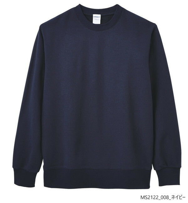 無地 スウェチEƒˆ メンズ レチE‚£ース XS S M L XL XXL 杢グレー ネイビã�E 白 ホワイチE黁EブラチE‚¯ MS2122 LIFEMAX 10オンス フレンチテリークルーネックトレーナã�E (B)