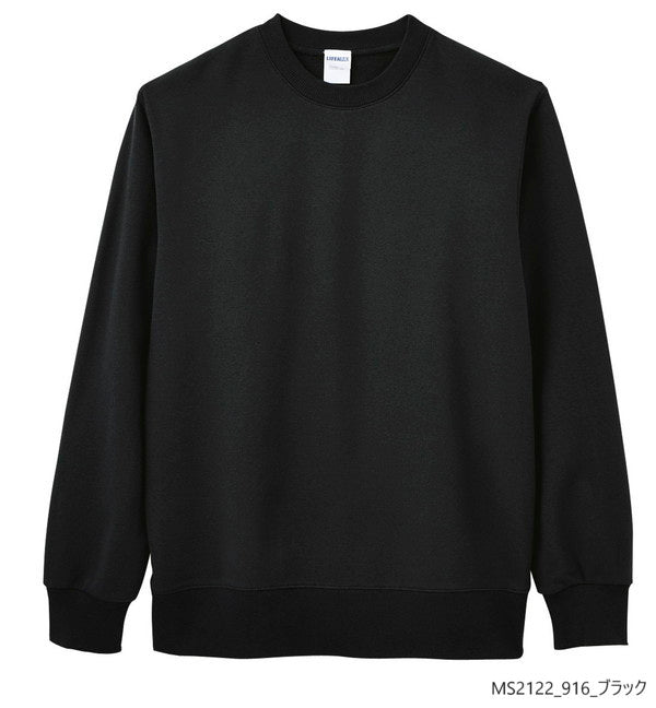 無地 スウェチEƒˆ メンズ レチE‚£ース XS S M L XL XXL 杢グレー ネイビã�E 白 ホワイチE黁EブラチE‚¯ MS2122 LIFEMAX 10オンス フレンチテリークルーネックトレーナã�E (B)
