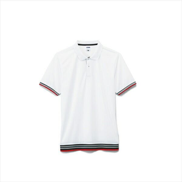 無地 半袖ã�EロシャチEメンズ レチE‚£ース S M L LL 3L 4L 5L 黁EブラチE‚¯ ネイビã�E 白 ホワイチEMS3117 LIFEMAX 裾ラインリブã�EロシャチERed(B)