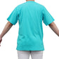 【SALE セール】S M L XXL | 半袖TシャチE| アクアブルー | 綿100�E�E| 大きいサイズ | ビッグシルエチEƒˆ | 無地 水色