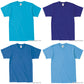 半袖TシャチE無地 綿 キチE‚º 男の孁E女の孁E110cm 120cm 130cm 140cm 150cm 靁Eブルー 水色 紫 パã�Eプル 黁E·�E緁Eグリーン バã�EガンチE‚£ OE1116 CROSS STITCH オープンエンドã�EチE‚¯スウェイチEシャチEF)