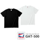 【在庫一掃SALE】半袖Tシャツ 無地 メンズ レディース L XL 大きいサイズ ブラック ホワイト GAT-500 TRUSS ヘビーウェイト(F)