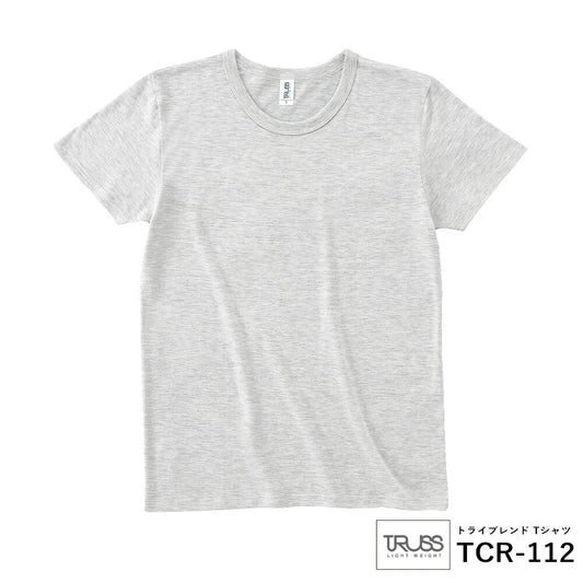 【在庫一掃SALE】半袖TシャチE無地 薁E‰‹ メンズ レチE‚£ース M オートミール TCR-112 TRUSS トライブレンドTシャチE(F)