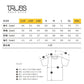 半袖Tシャツ 無地 綿 メンズ レディース S M L XL グレー 黒 ブラック ネイビー ナチュラル 生成り OGB-910 TRUSS オーガニックコットンTシャツ (F)