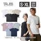 半袖Tシャツ 無地 綿 メンズ レディース S M L XL グレー 黒 ブラック ネイビー ナチュラル 生成り OGB-910 TRUSS オーガニックコットンTシャツ (F)