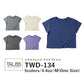 半袖TシャチE無地 薁E‰‹ レチE‚£ース M グレー 黁EブラチE‚¯ ネイビã�E オートミール 生æ�EめEパã�Eプル 紫 TWD-134 TRUSS トライブレンドワイドTシャチE(F)