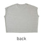 半袖TシャチE無地 薁E‰‹ レチE‚£ース M グレー 黁EブラチE‚¯ オフã�EワイチEオフ白 ピンク オートミール 生æ�EめEWNS-807 TRUSS スリーブレスワイドTシャチE(F)